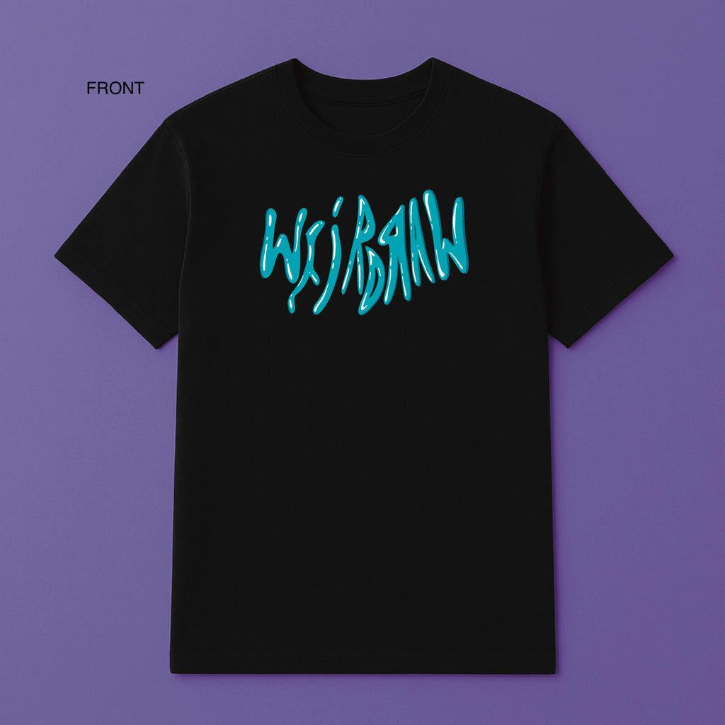 SAD EYE -  Premium heavyweight black t-shirt