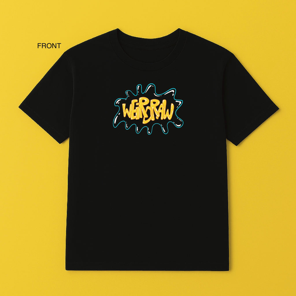 BRAINWASHING - Premium heavyweight black t-shirt