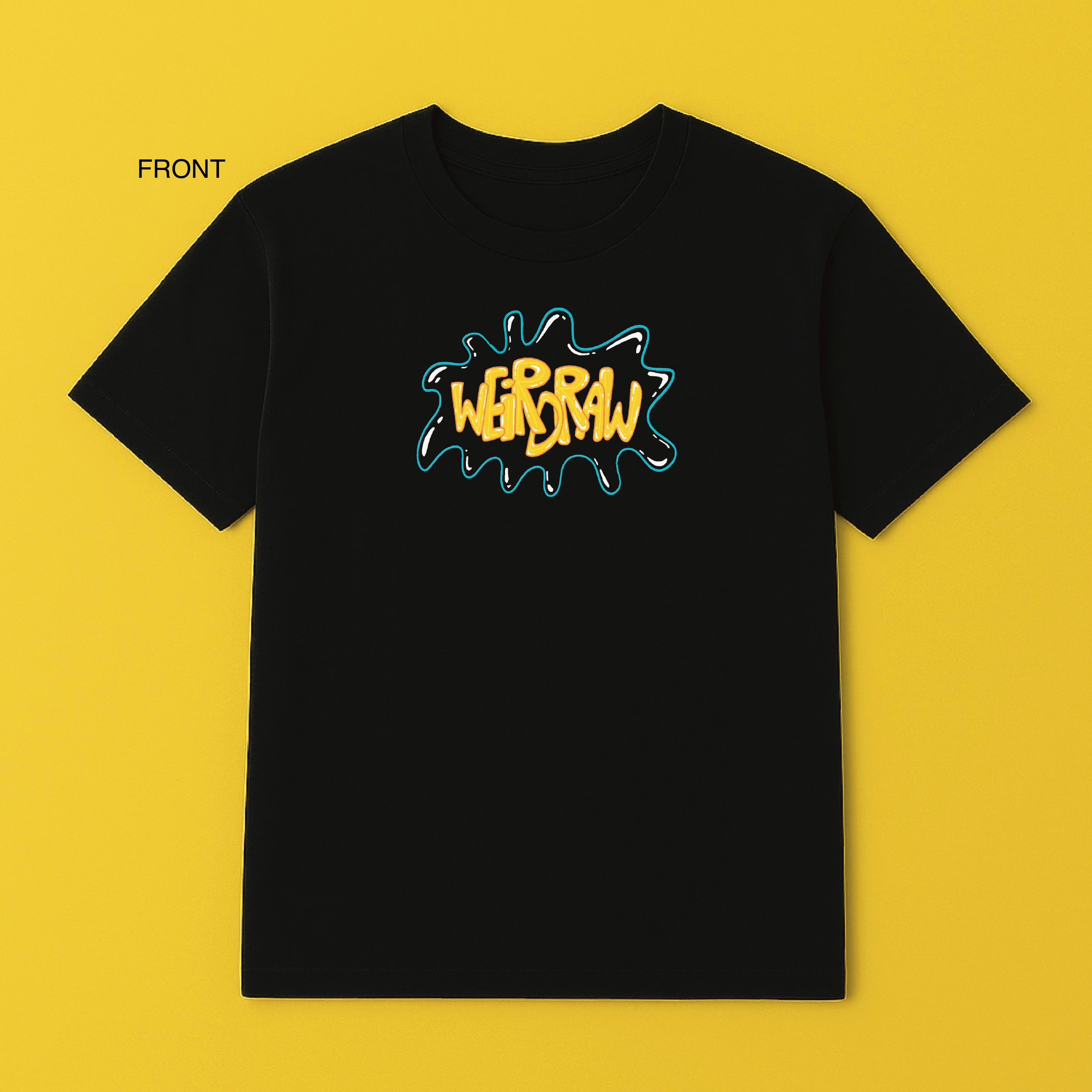 BRAINWASHING - Premium heavyweight black t-shirt