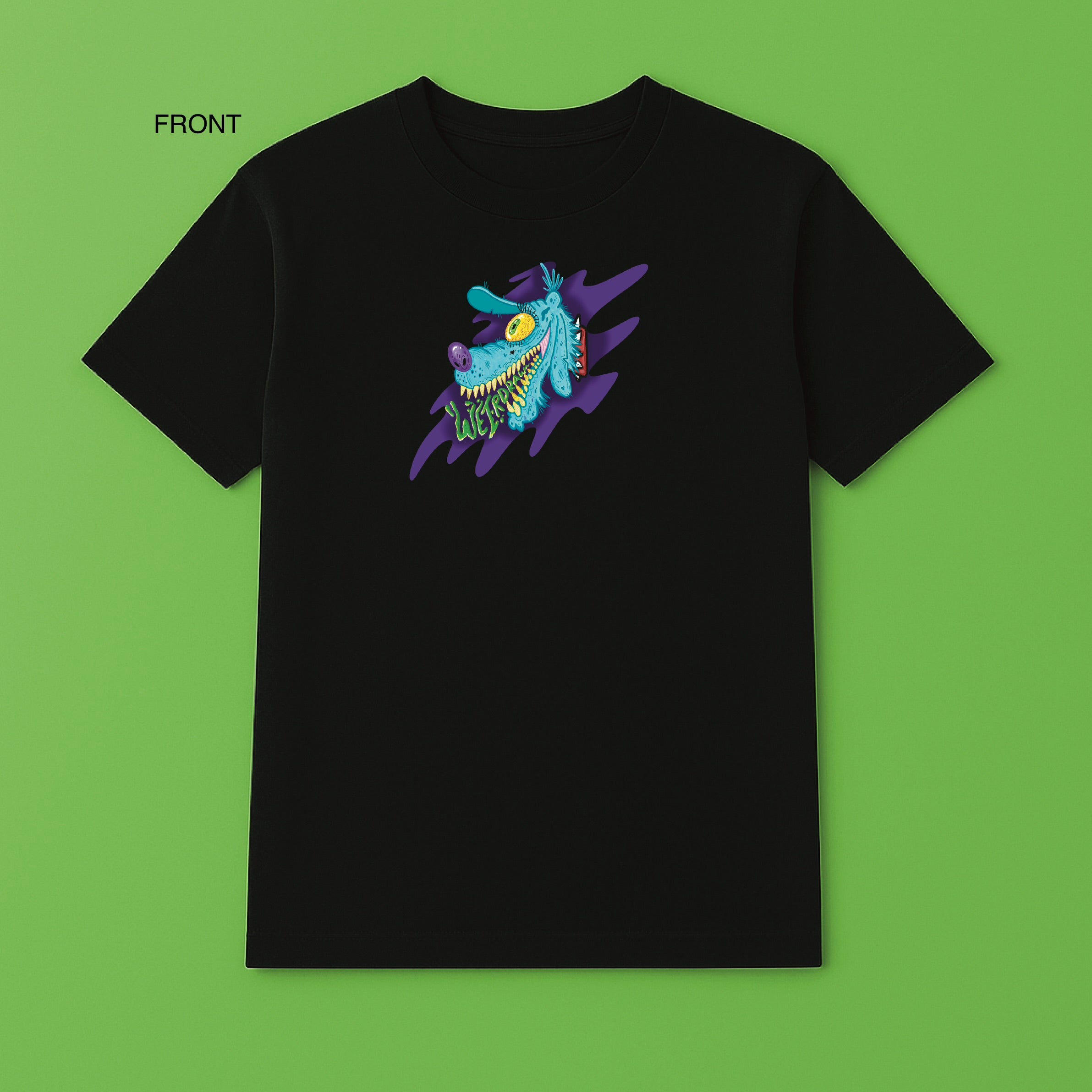 STINKY DOG - Premium heavyweight black t-shirt